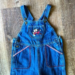 original mickey by disney vintage overalls